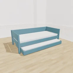 Manis-h Liv Børneseng med Gæsteseng 90x200 - Ocean Blue
