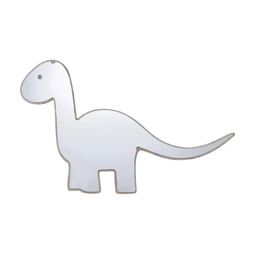 Maseliving dino spejl - valnød