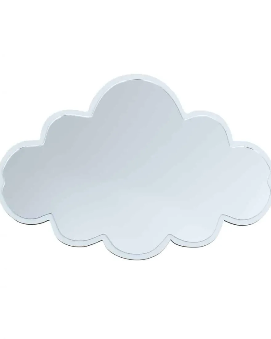 Maseliving sky spejl - hvid