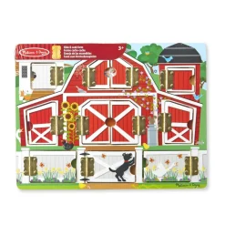 Melissa & Doug Aktivitetslegetøj, Gemmeleg med Låger - Magnetisk