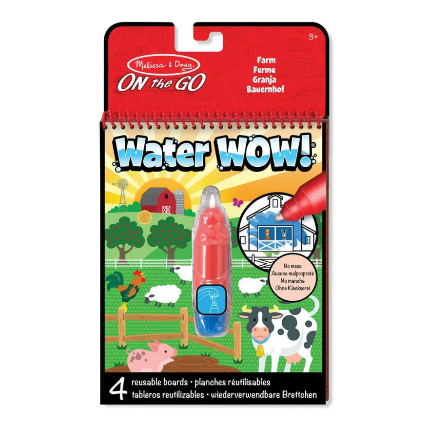 Melissa & Doug Malebog "Water Wow!" - Bondegård
