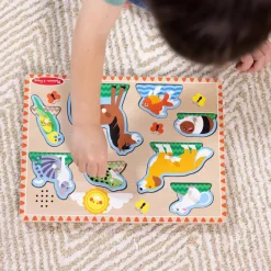 Melissa & Doug Puslespil - Lyd - Kæledyr