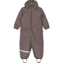 Mikk-Line Flyverdragt Ensfarvet - Sparrow - Str. 80-116