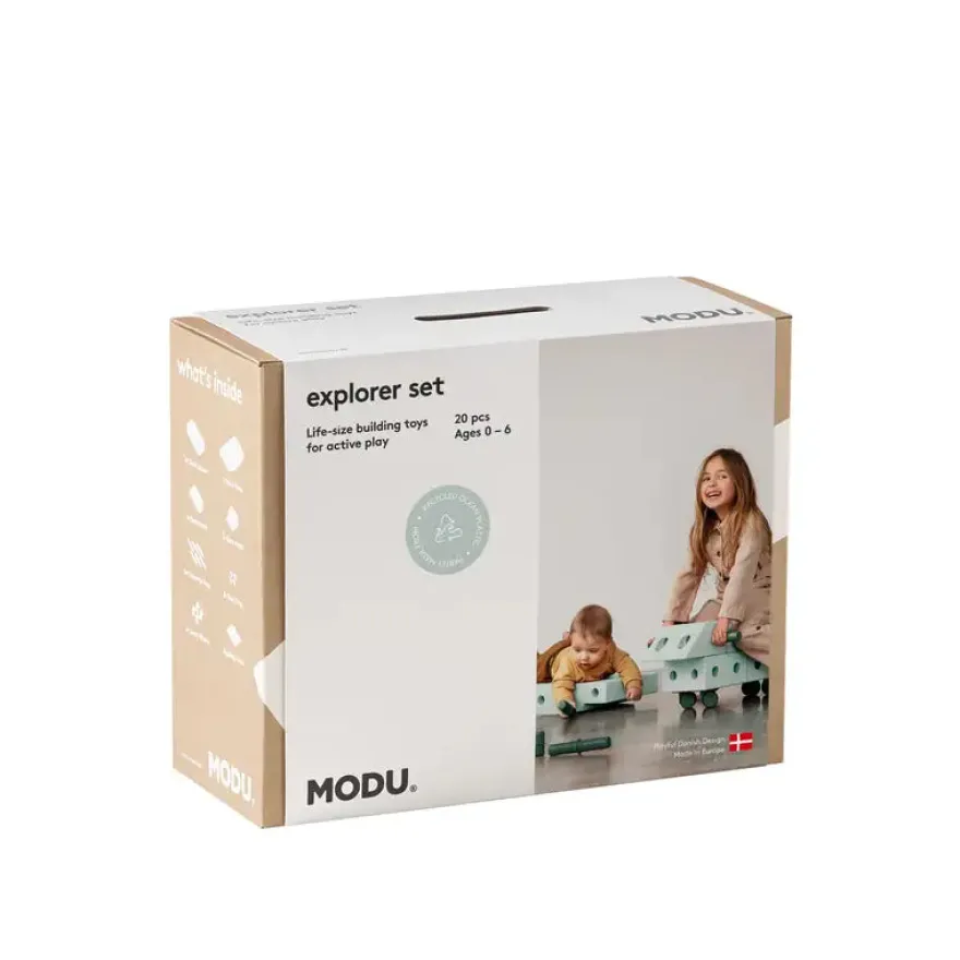Modu Explorer Set Ocean Mint / Forest Green