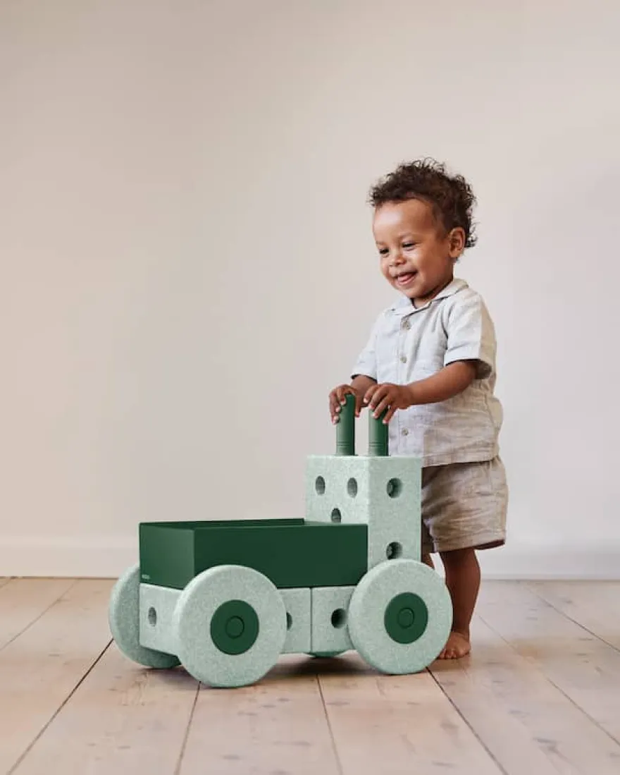Modu 3-in-1 Gåvogn Ocean Mint / Forest Green