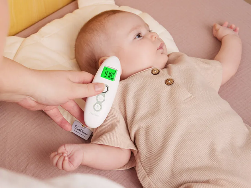 Momcozy Berøringsfrit pande- og øretermometer