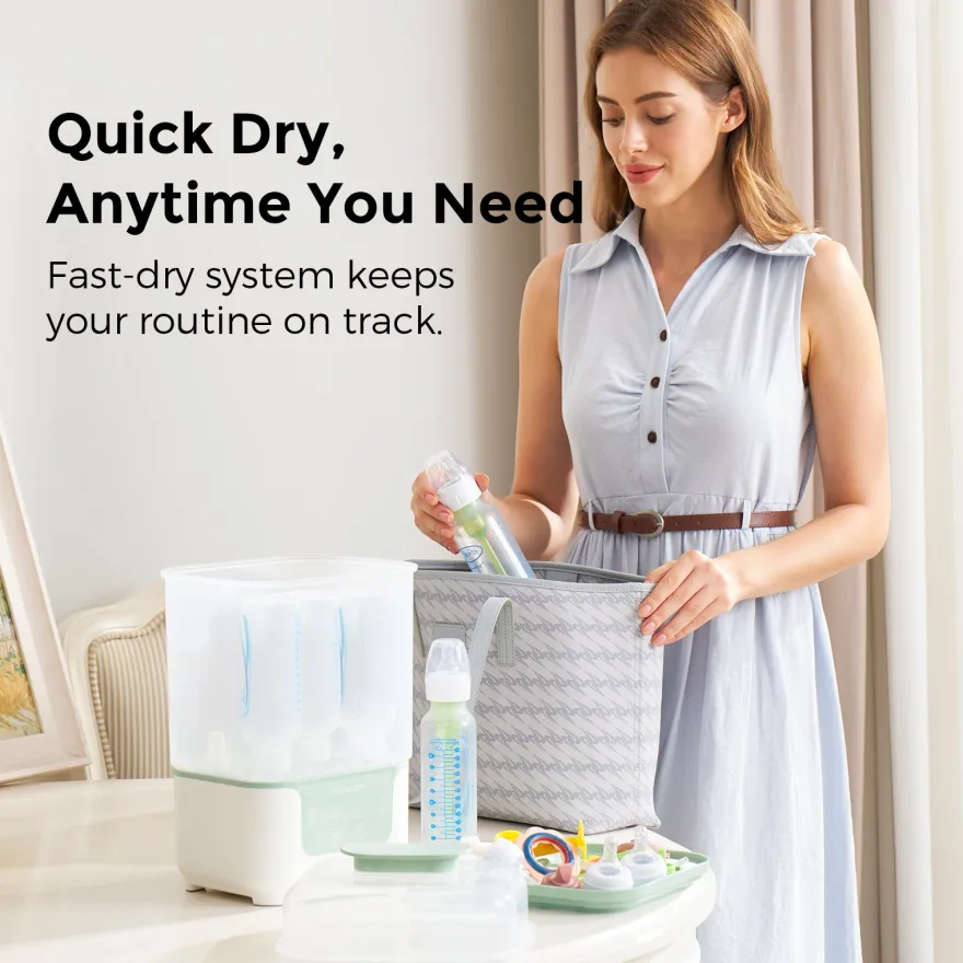 Momcozy 4-i-1 flaskesterilisator