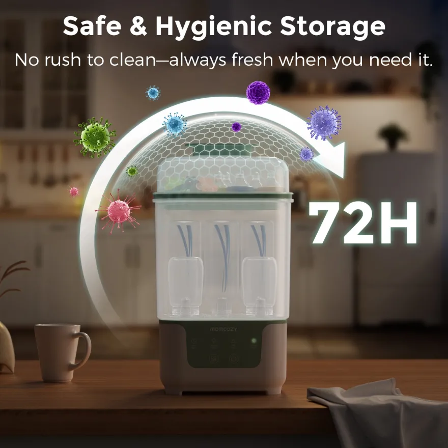 Momcozy 4-i-1 flaskesterilisator