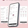 Momcozy M9 bærbar brystpumpe – rød