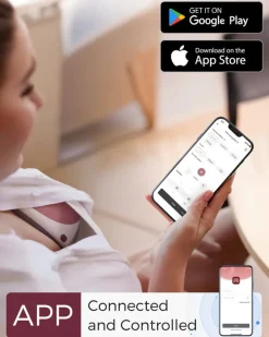 Momcozy M9 dobbelt bærbar brystpumpe – rød