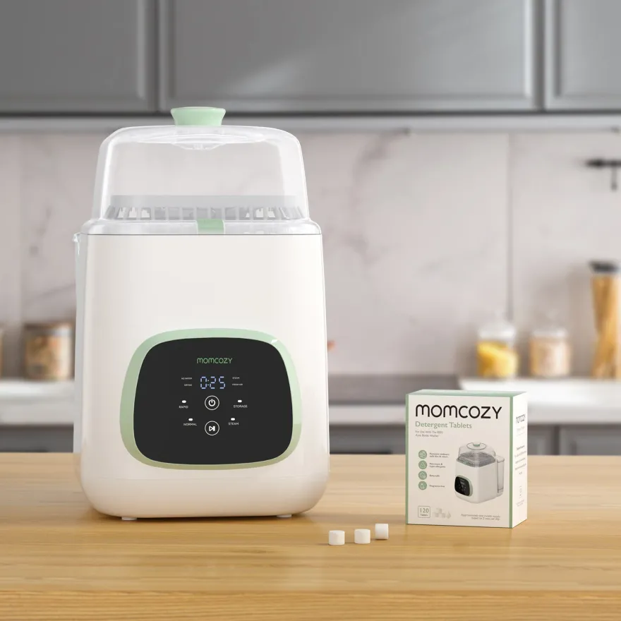 Momcozy opvasketablet til KleanPal Pro flaskerenser