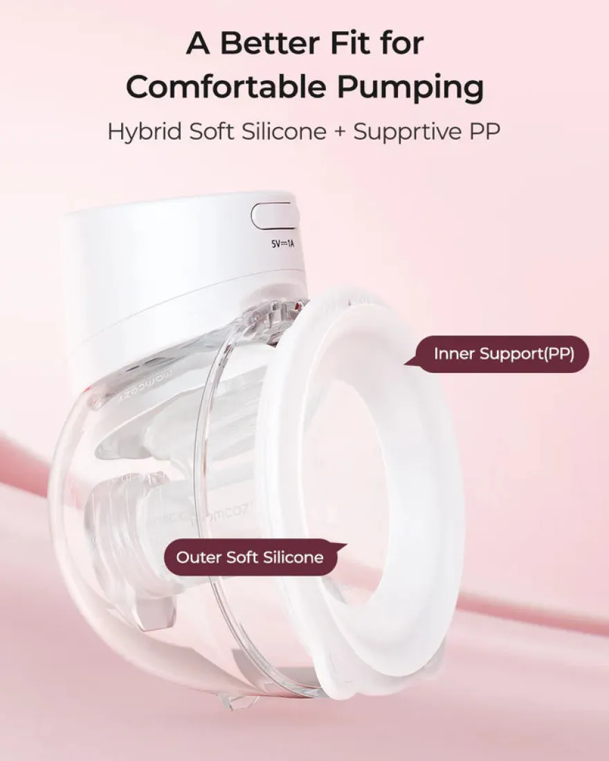 Momcozy S12 Pro bærbar brystpumpe – hvid