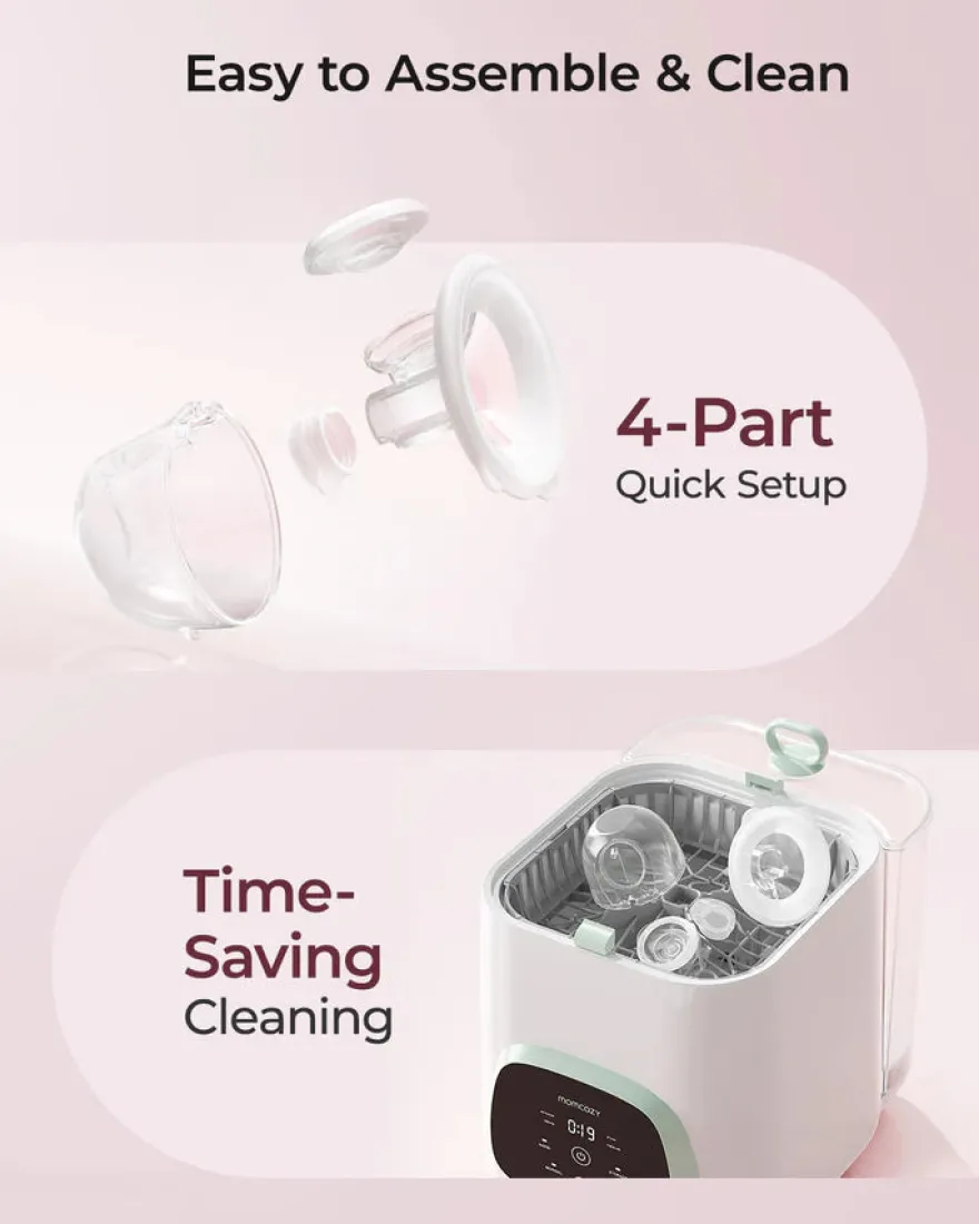 Momcozy S12 Pro bærbar brystpumpe – hvid
