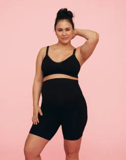 Momkind Gravid shorts m. støttefunktion Sort - M