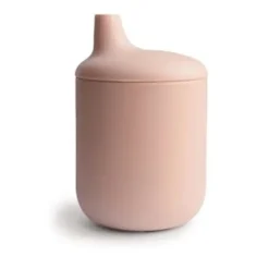 Mushie Silikone Sippy Kop Blush