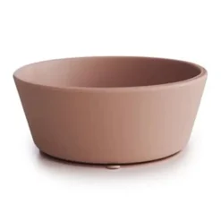 Mushie Silikone Skål Blush