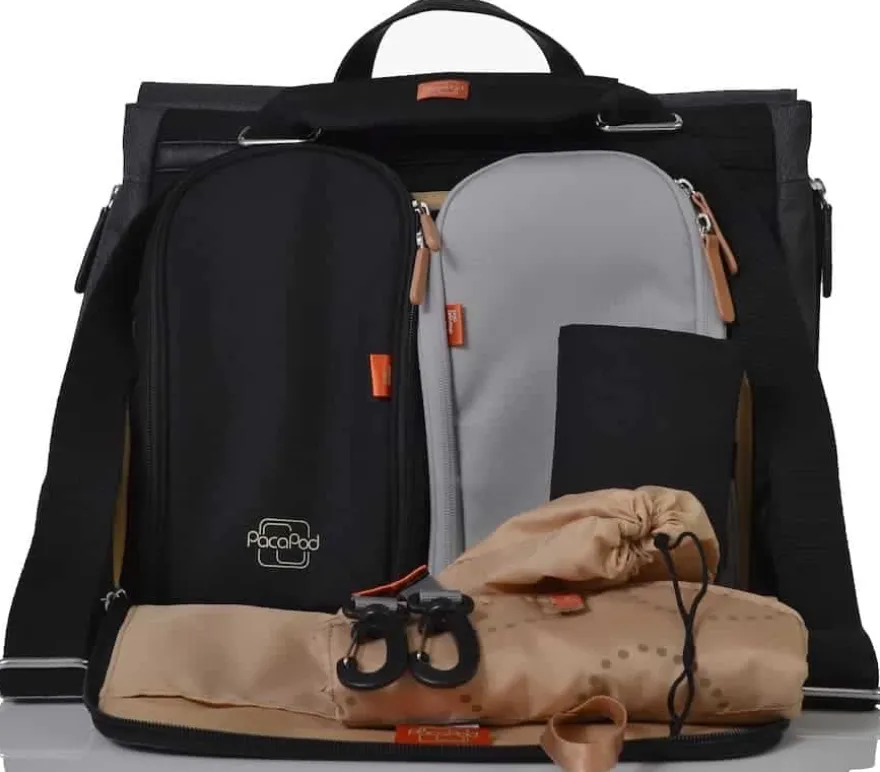 PacaPod Pusletaske Prescott Combi - Charcoal Black