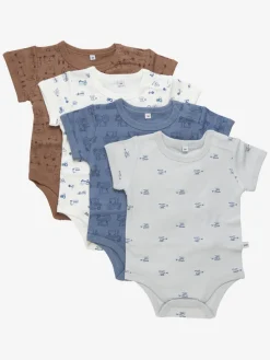 Pippi Kortærmet Body 4 stk - Blue Mirage