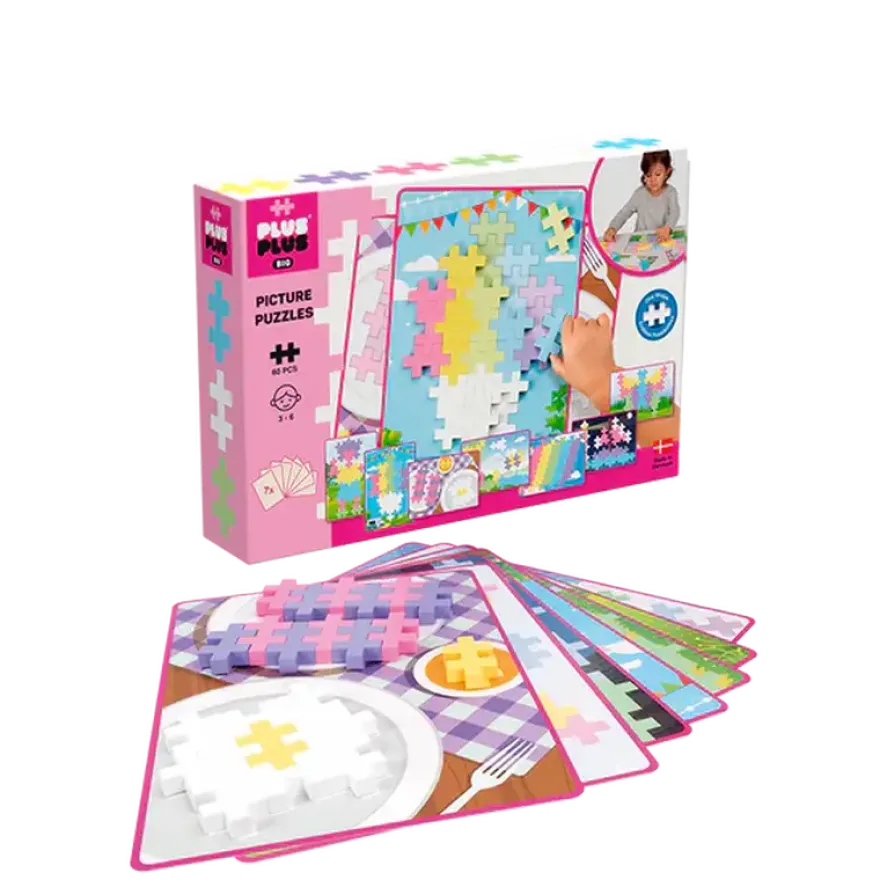 Plus-Plus BIG Picture Puzzle Pastel / 60 pcs