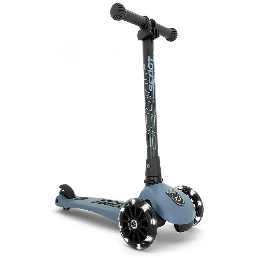 Scoot and Ride Highway Kick 3 LED - Steel