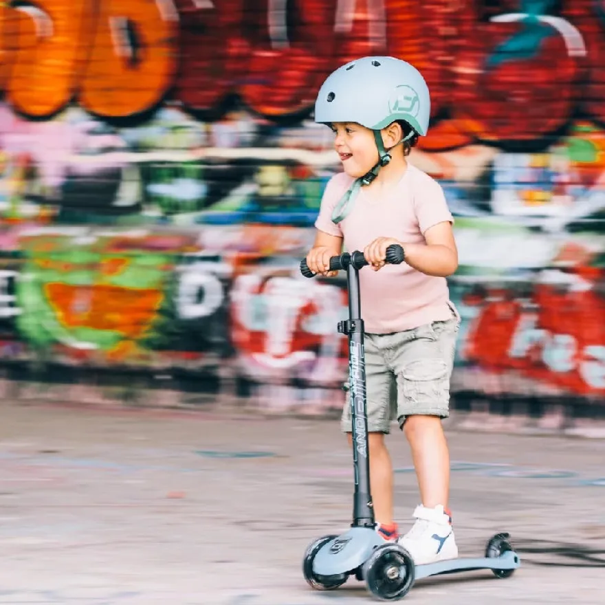 Scoot and Ride Highway Kick 3 LED - Steel