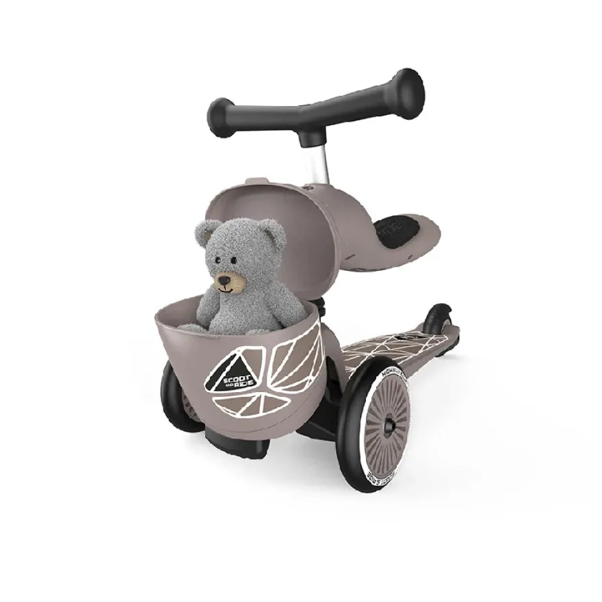 Scoot and Ride Highway Kick 1 LS - Brown Lines