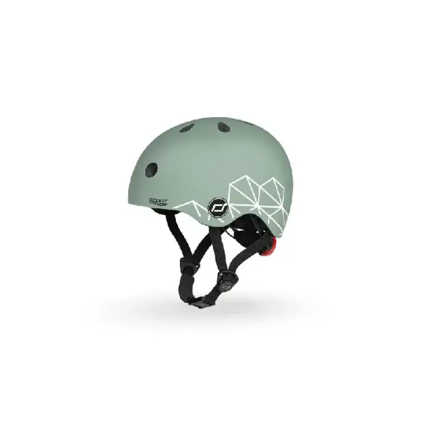 Scoot and Ride hjelm XXS - S - Green Lines