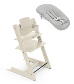 Stokke Tripp Trapp Bundle - Højstol, Babyset og Newborn - Vanilla White