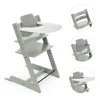 Stokke Tripp Trapp Bundle - Højstol, Babyset og Tray - Glacier Green