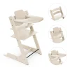 Stokke Tripp Trapp Bundle - Højstol, Babyset og Tray - Vanilla White
