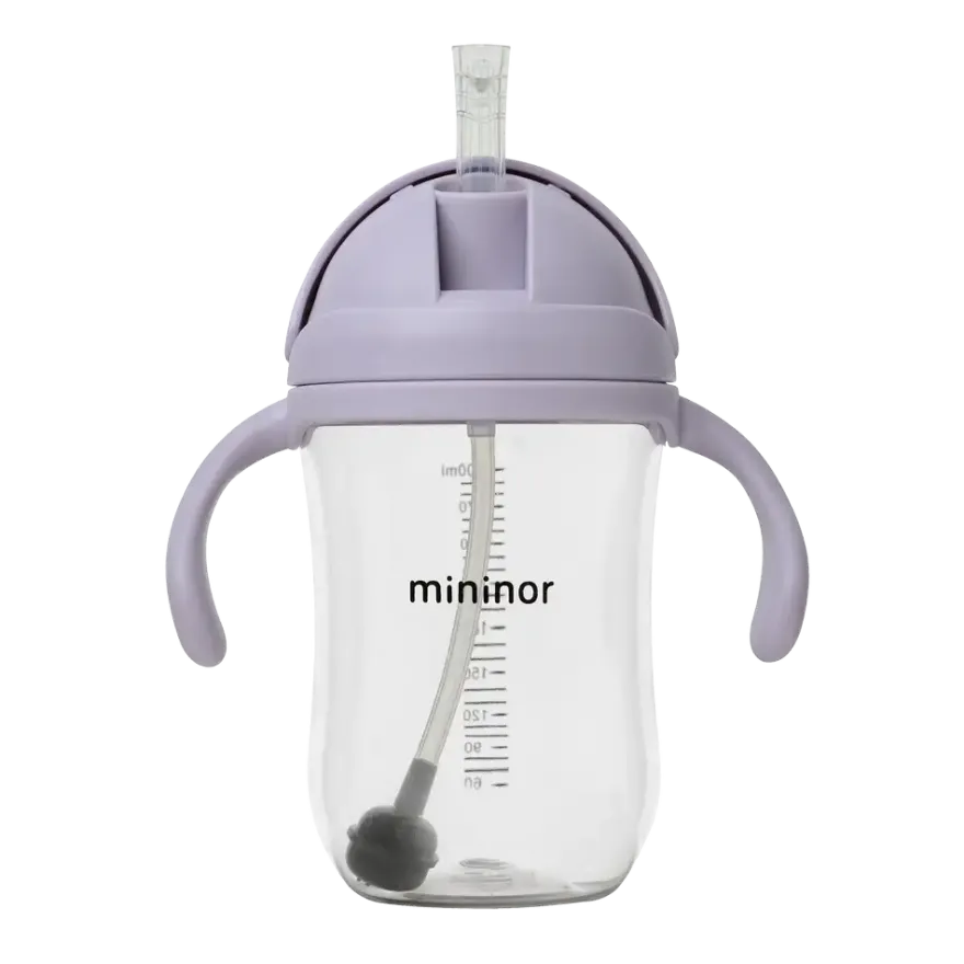 Sugerørskop Tritan 330 ml - Lilac Flower