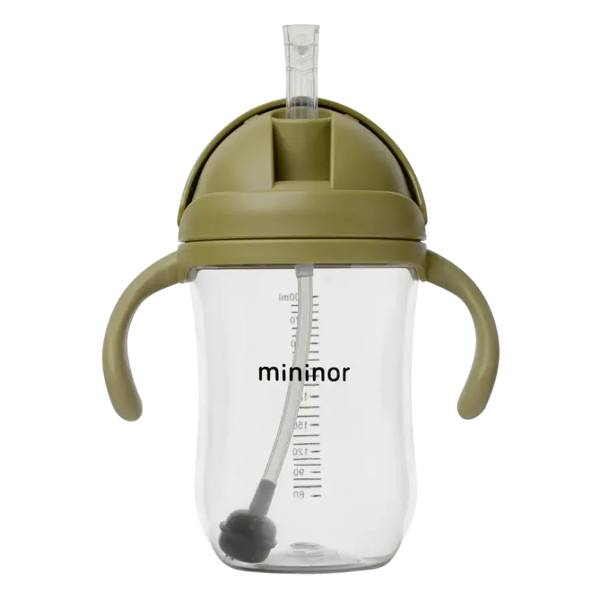 Sugerørskop Tritan 330 ml - Moss Green