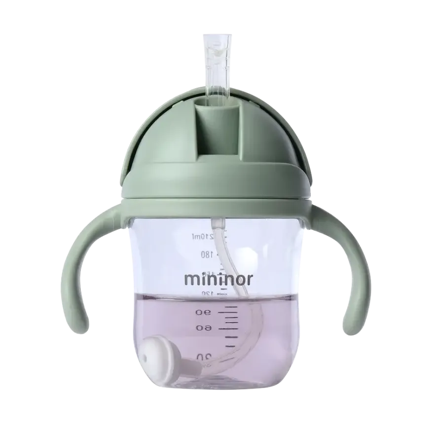Sugerørskop Tritan 330 ml - Moss Green