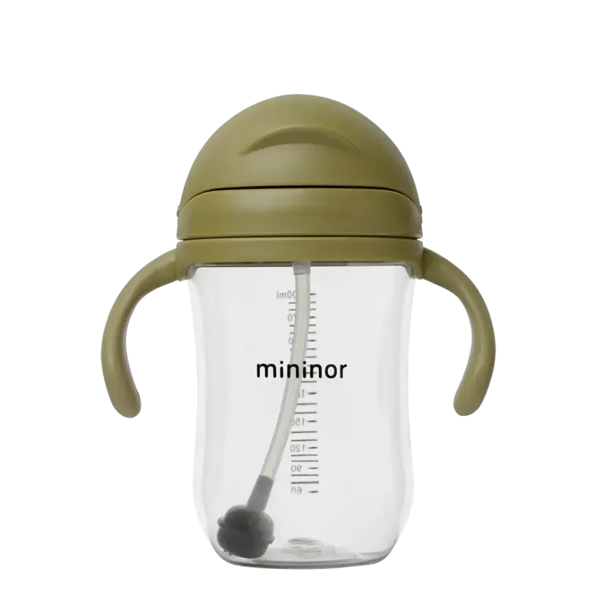 Sugerørskop Tritan 330 ml - Moss Green