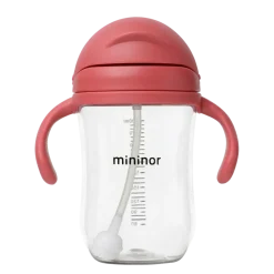 Sugerørskop Tritan 330 ml - Rhubarb