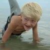 SwimFin Hajfinne - Lys Grå