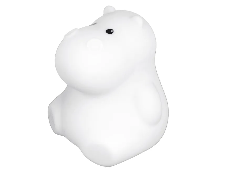 Tiny Tot - Nora The Hippo natlampe med usb oplader