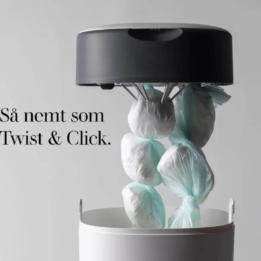Tommee Tippee Twist & Click Blespand - Hvid