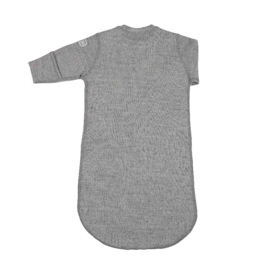 Voksi Wool Baby Bag Fleece - Melan Grey