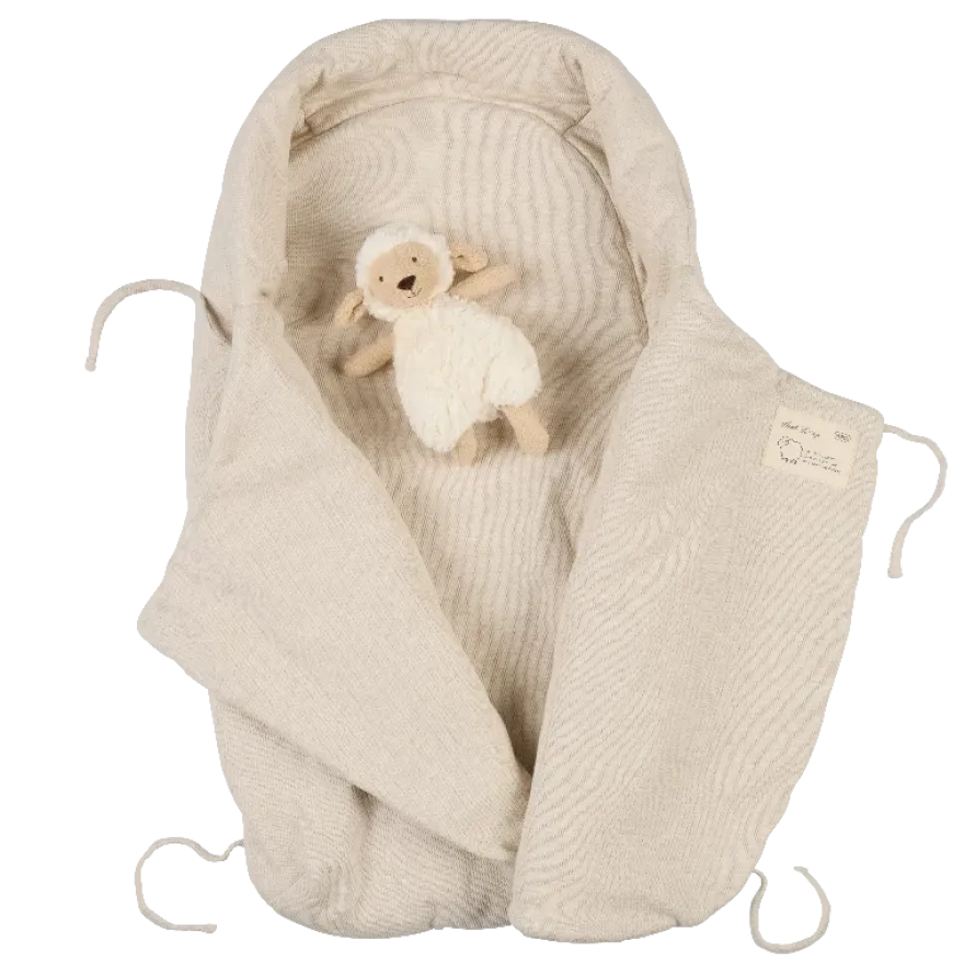 Voksi Wool Wrap - Sand